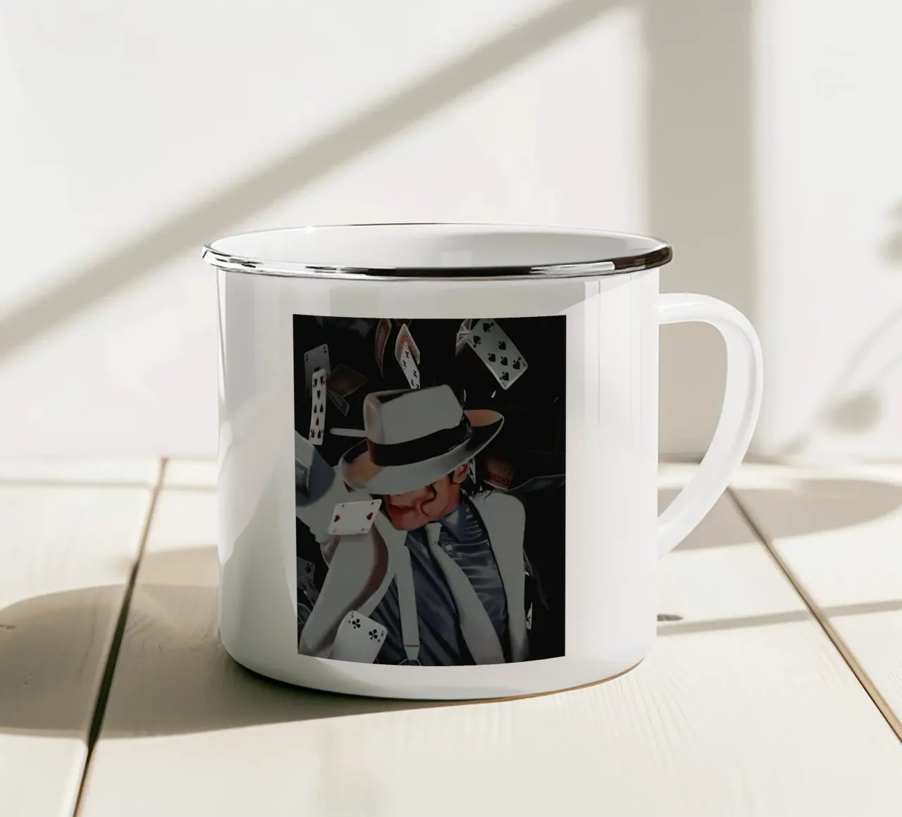Michael Jackson tazza in smalto da Musadad Shop