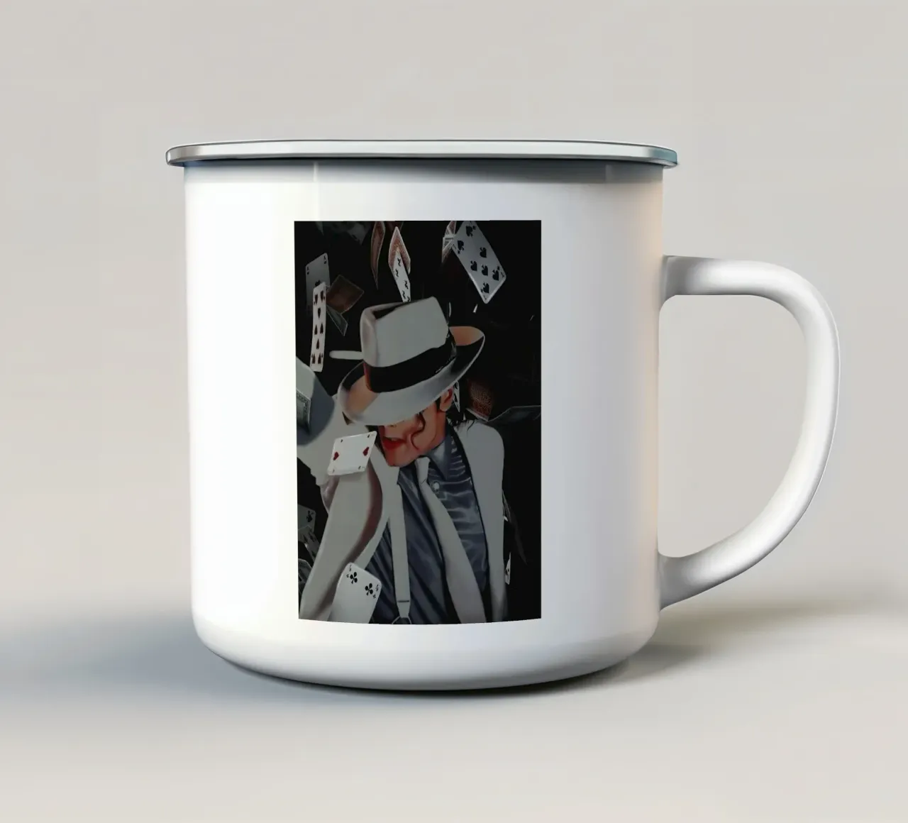 Michael Jackson tazza in smalto da Musadad Shop