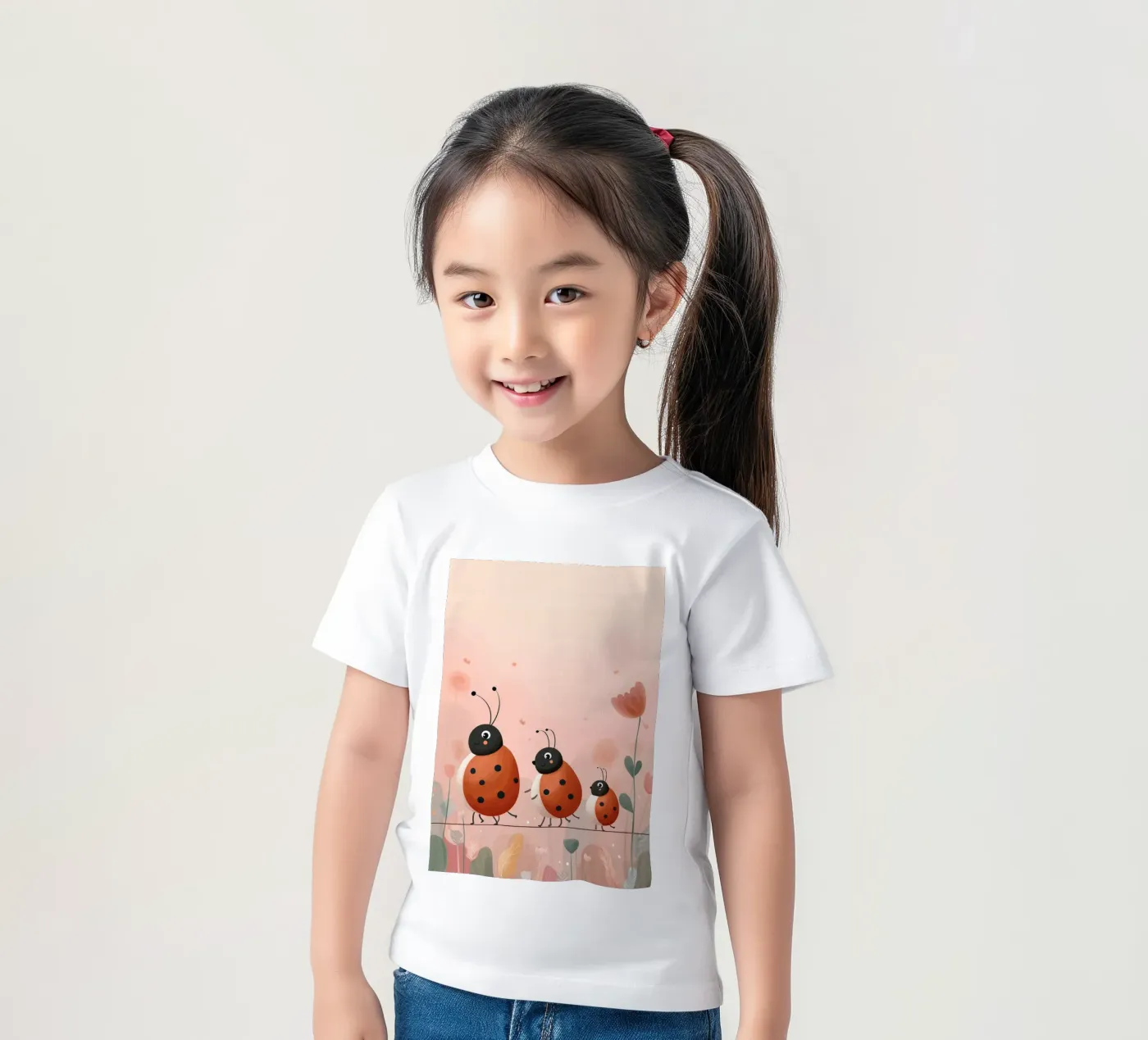 Ladybug Parade t-shirt bambini da Kiara