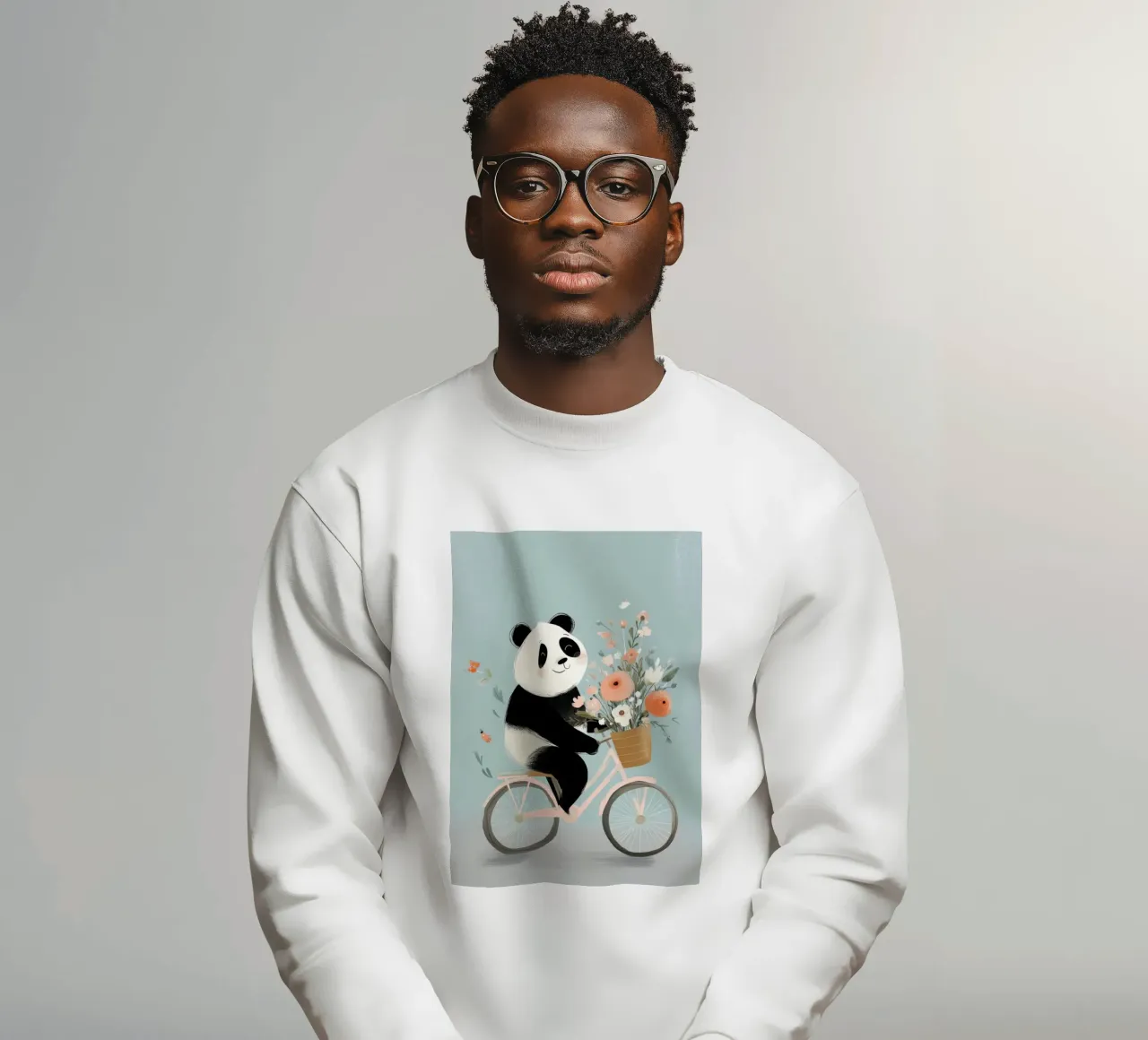 Panda on Wheels felpa da Kiara