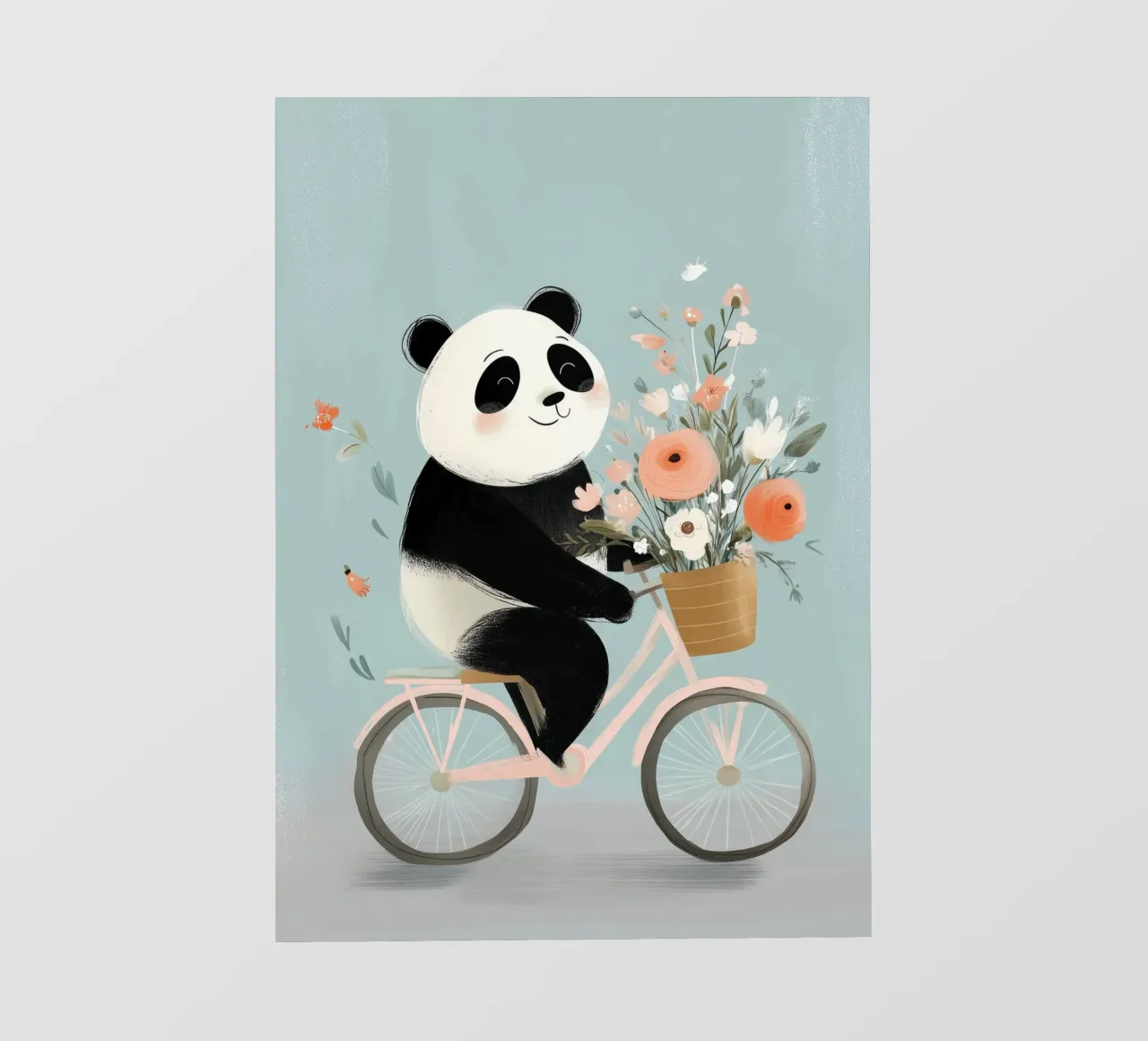Panda on Wheels pellicola backlit da Kiara