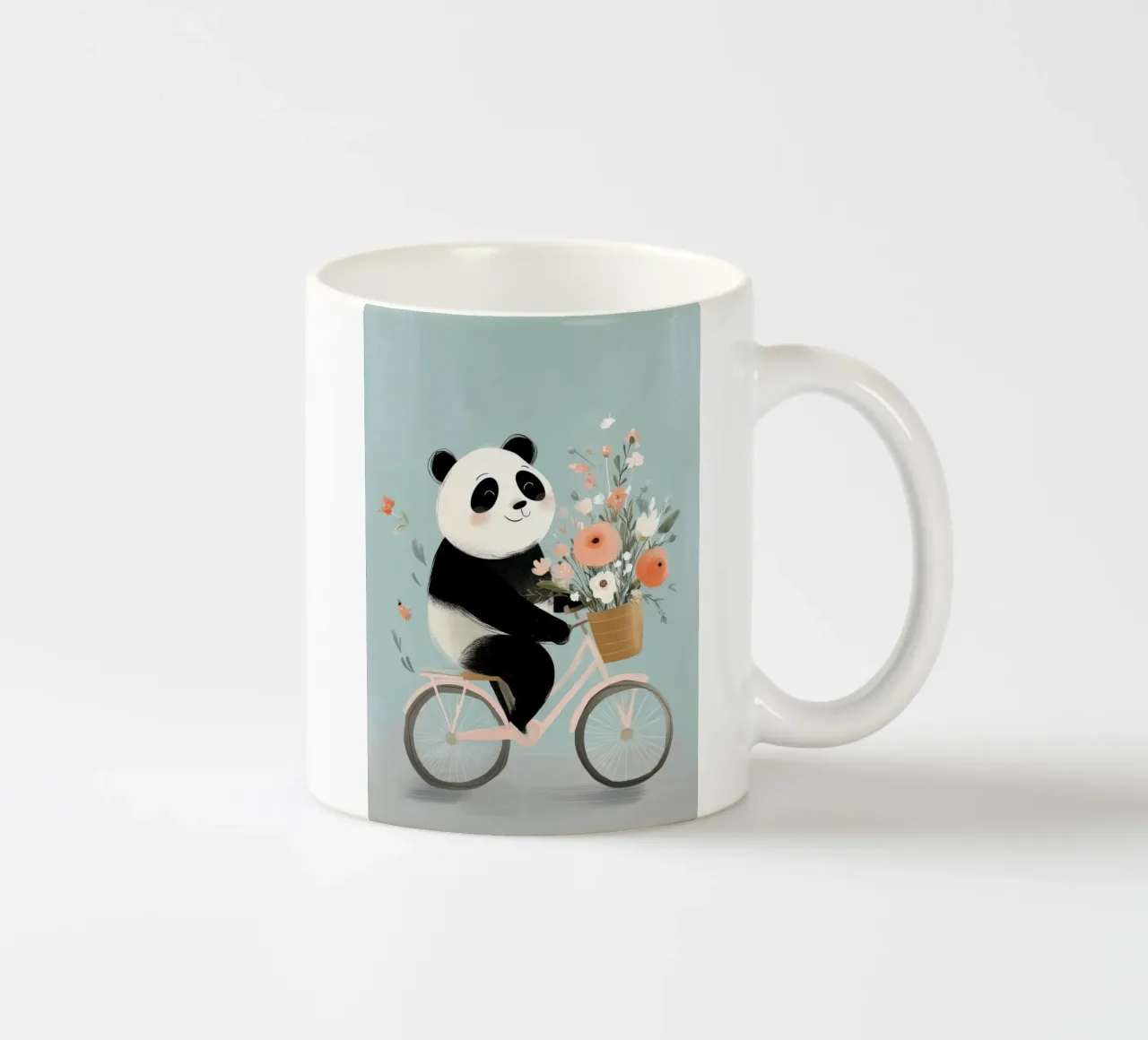 Panda on Wheels tazza in ceramica da Kiara