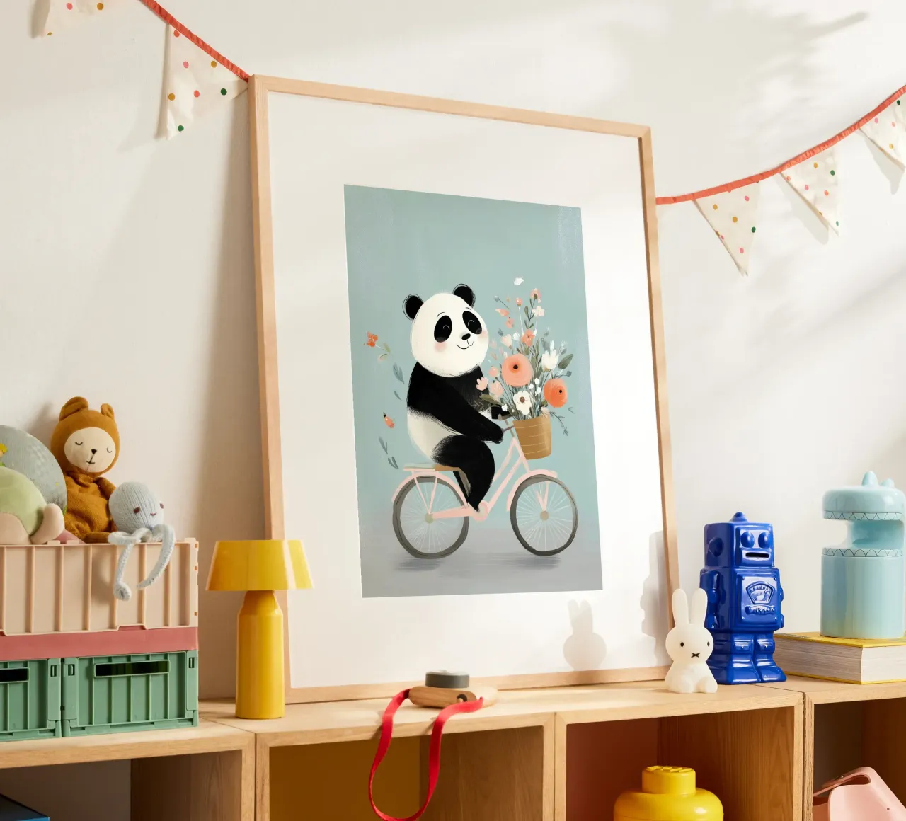 Panda on Wheels poster da Kiara