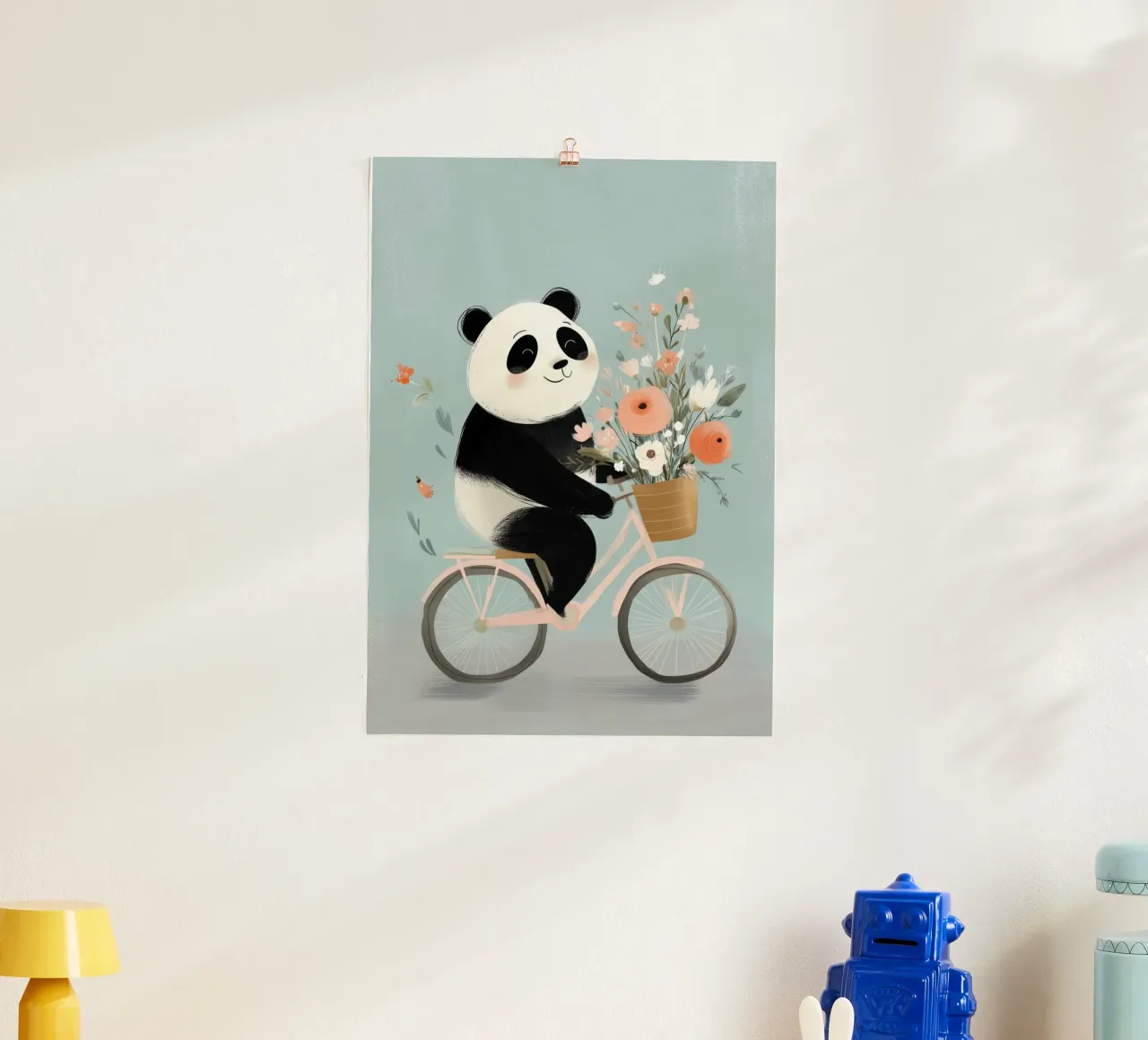 Panda on Wheels poster da Kiara