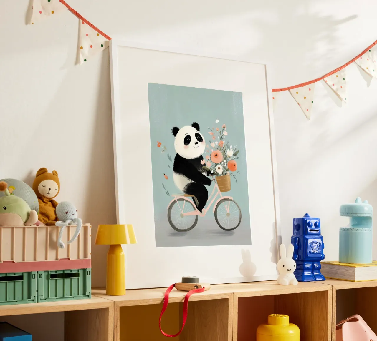 Panda on Wheels poster da Kiara