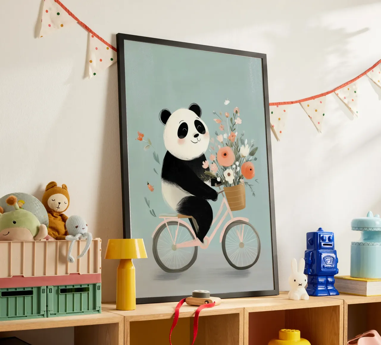 Panda on Wheels poster da Kiara