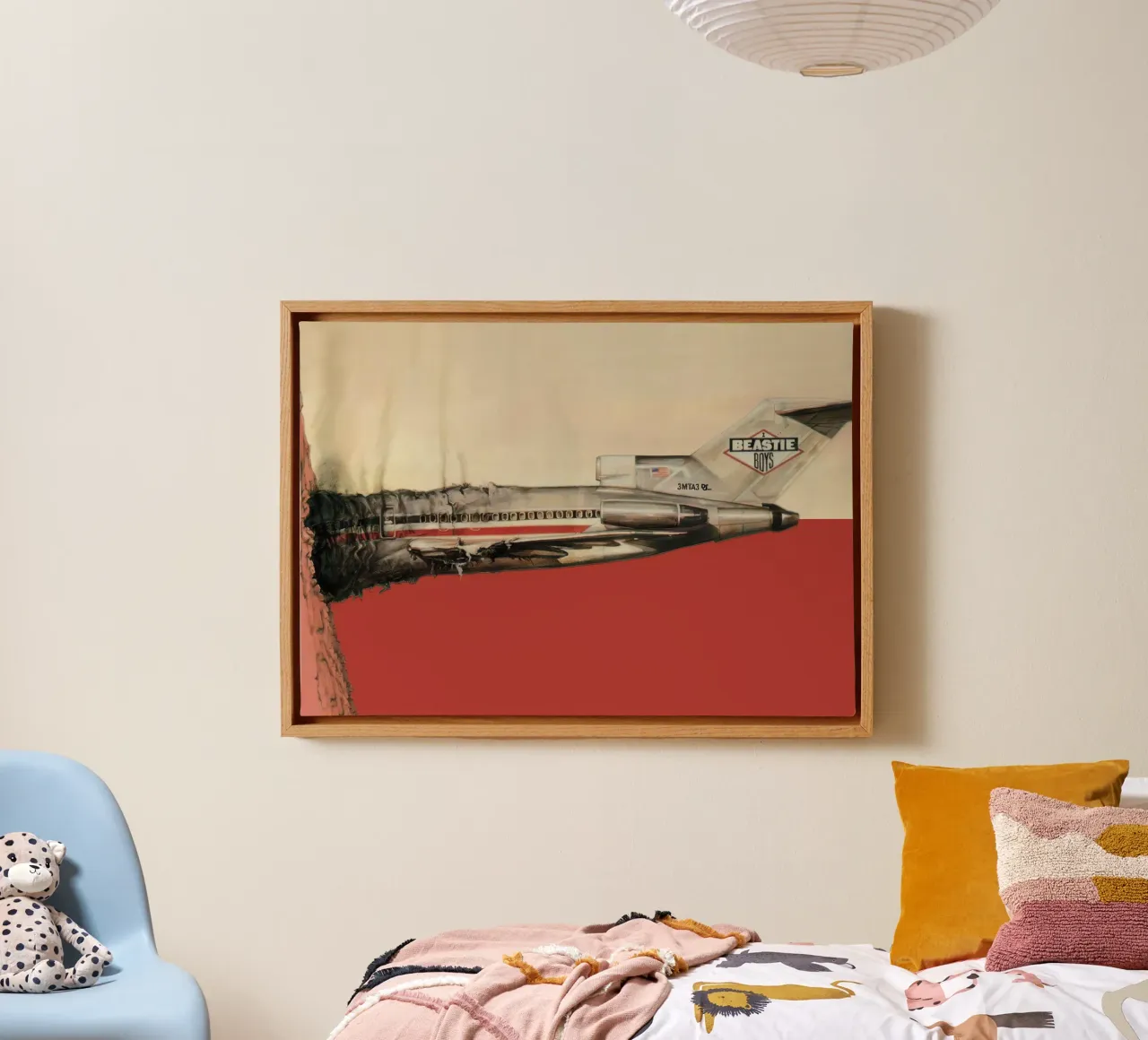 Beastie Boys Licensed to Ill canvas met Baklijst van shiners