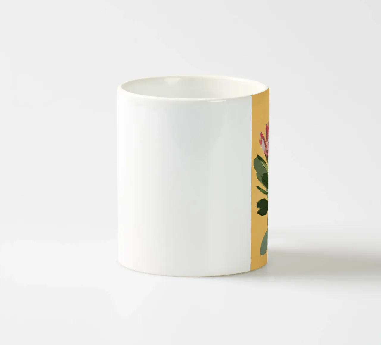 Protea Bloom with Sage Leaves tazza in ceramica da Flow Line