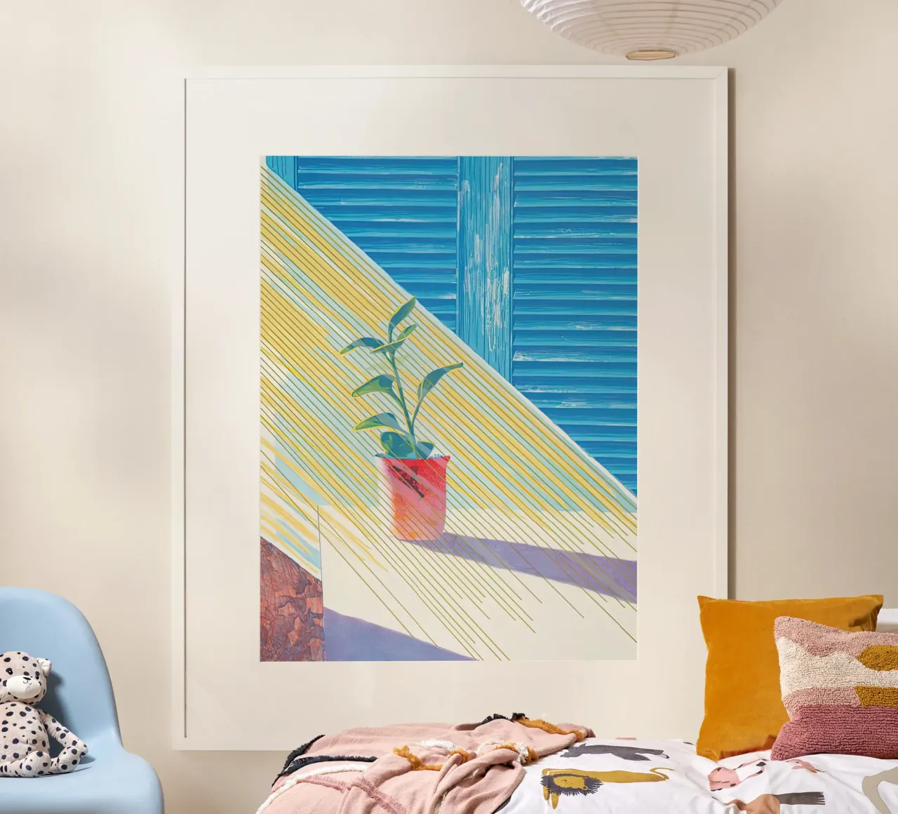 Sun, da The Weather Series, 1973 poster con telaio in legno da Glen Stephens