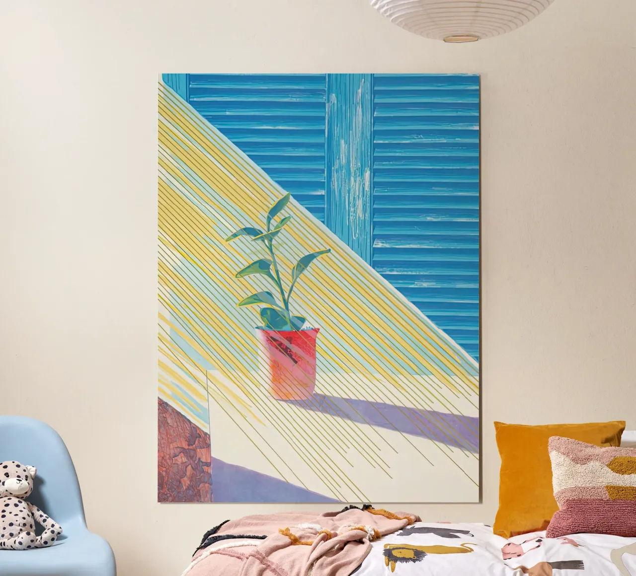 Sun, da The Weather Series, 1973 poster con telaio in legno da Glen Stephens