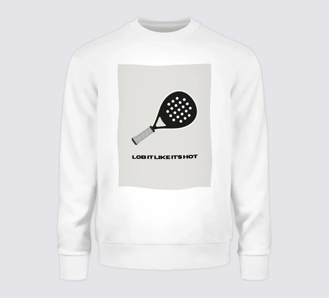Padel: Lob it like it's hot felpa da Diesdas Ananas Design