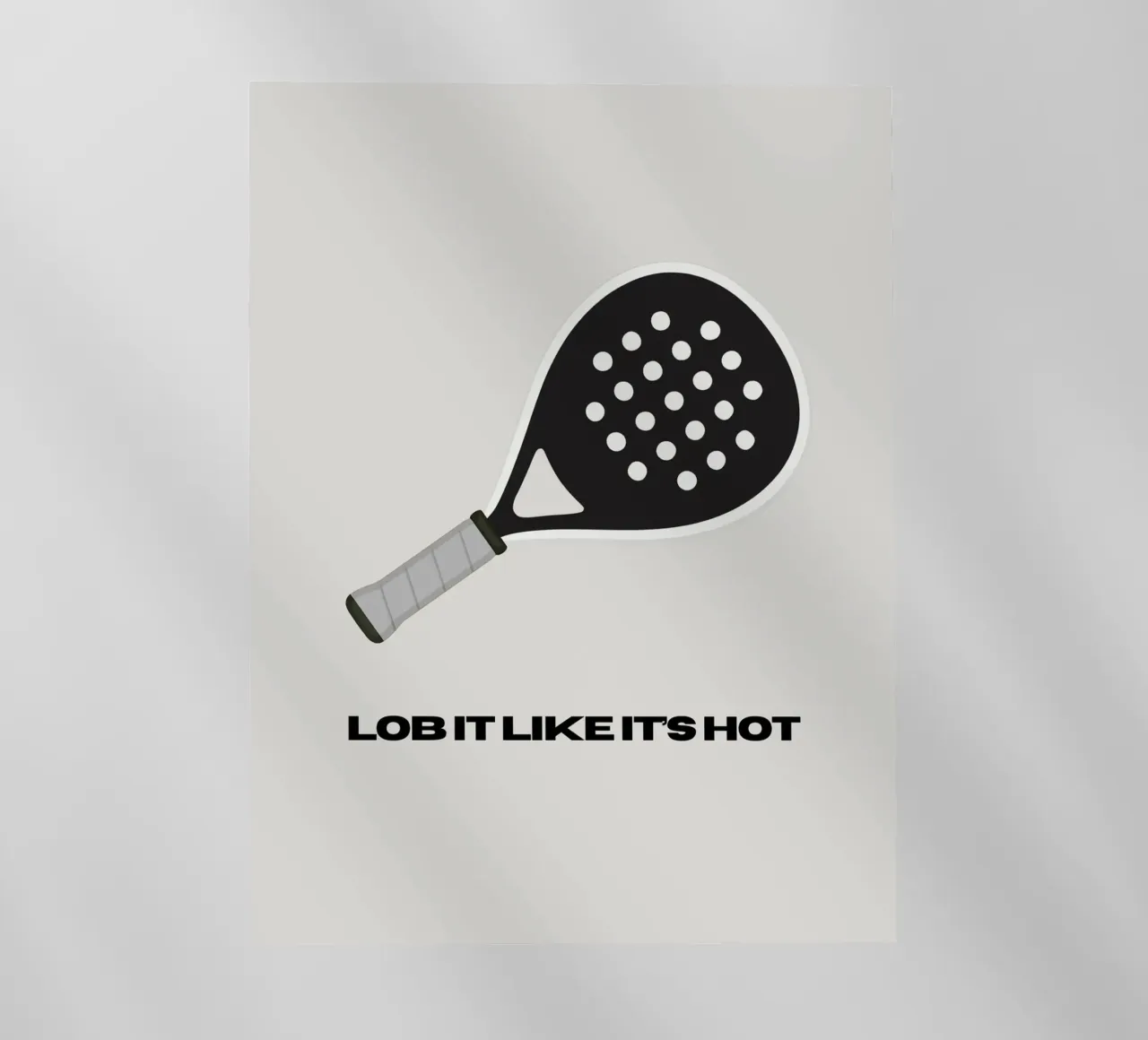Padel: Lob it like it's hot pellicola backlit da Diesdas Ananas Design