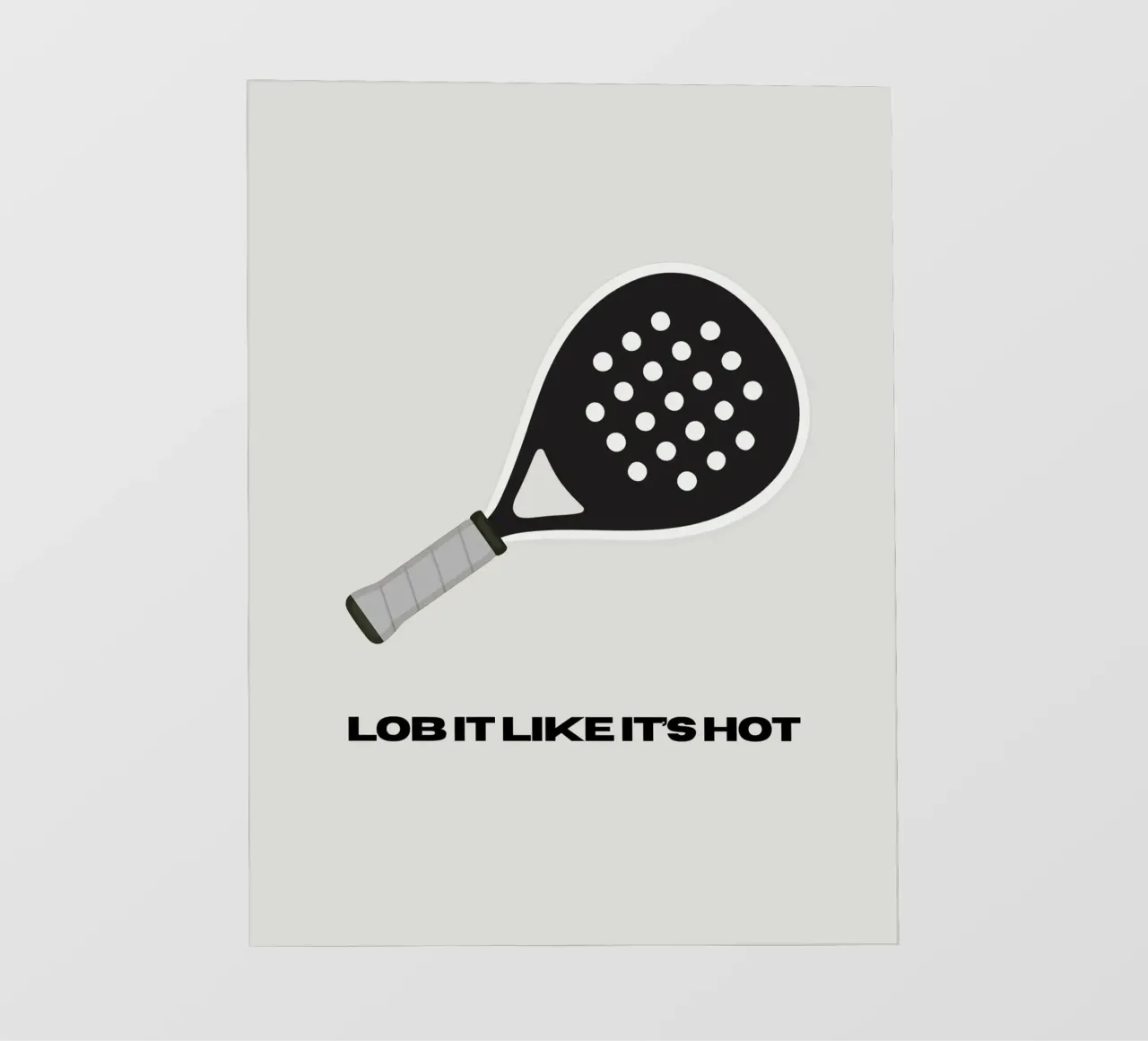 Padel: Lob it like it's hot pellicola backlit da Diesdas Ananas Design