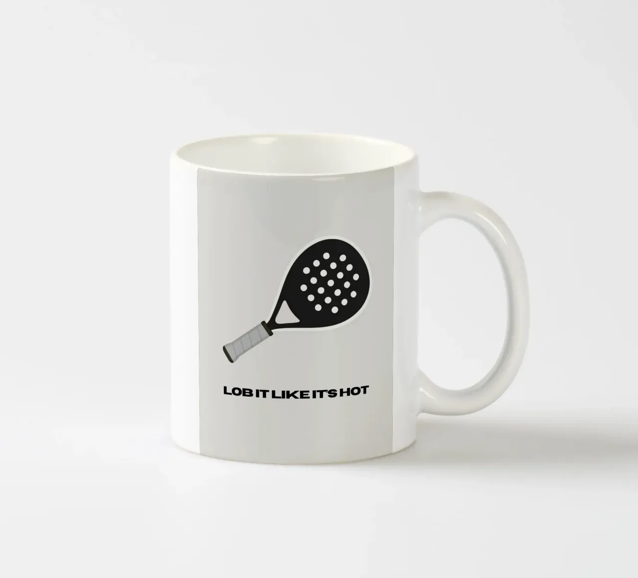 Padel: Lob it like it's hot tazza in ceramica da Diesdas Ananas Design