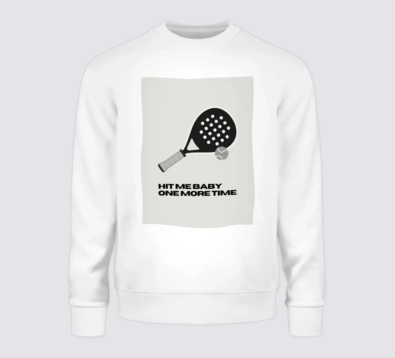 Padel: Hit me baby one more time felpa da Diesdas Ananas Design