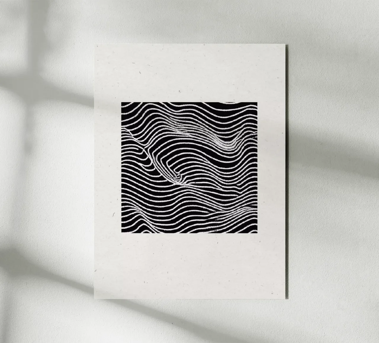 Grafica lineare n. 2 alluminio dibond da The Miuus Studio