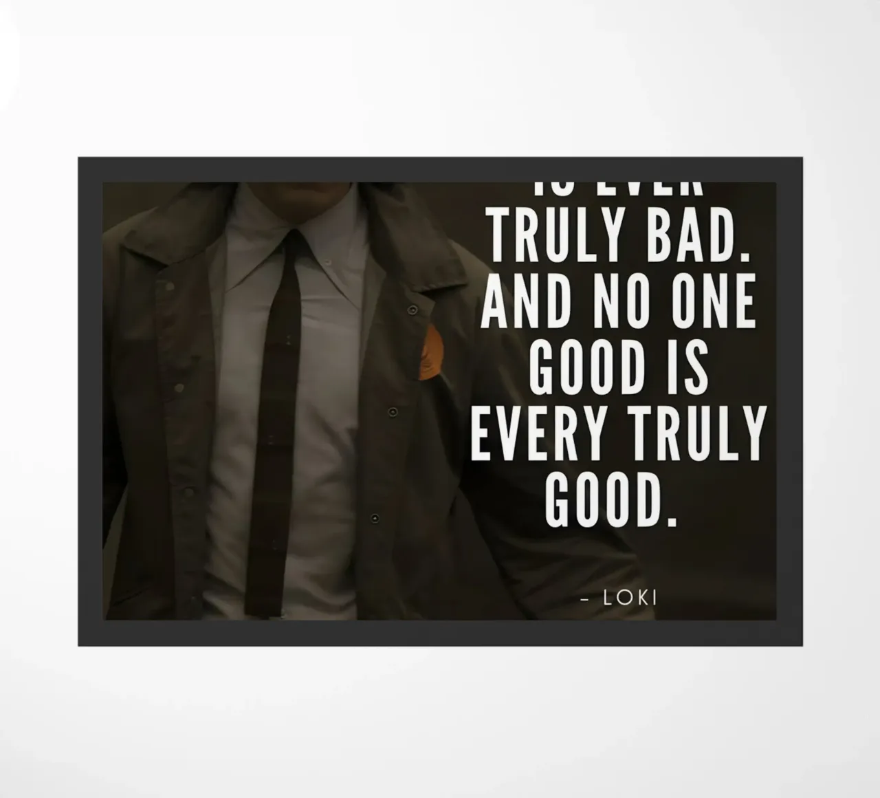 No one bad is ever truly bad zerbino da Type & Tape