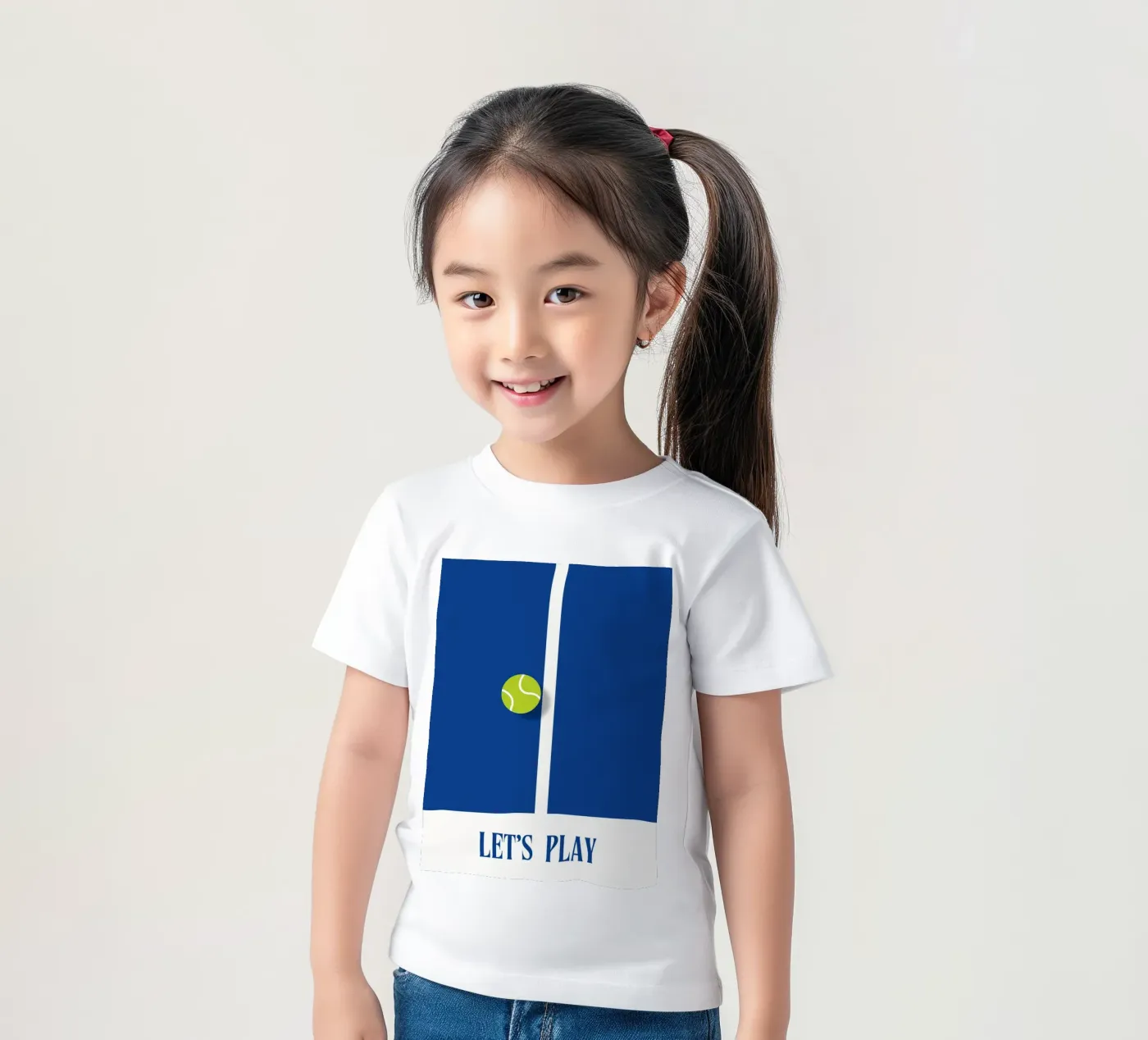 Let's Play t-shirt bambini da Diesdas Ananas Design