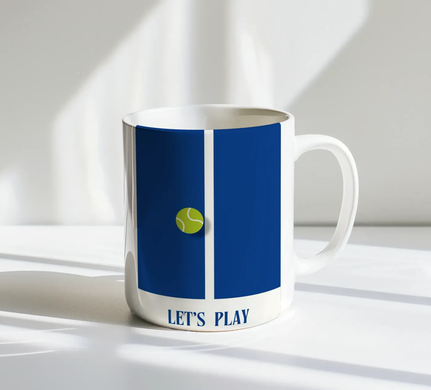 Let's Play ceramic mug by Diesdas Ananas Design