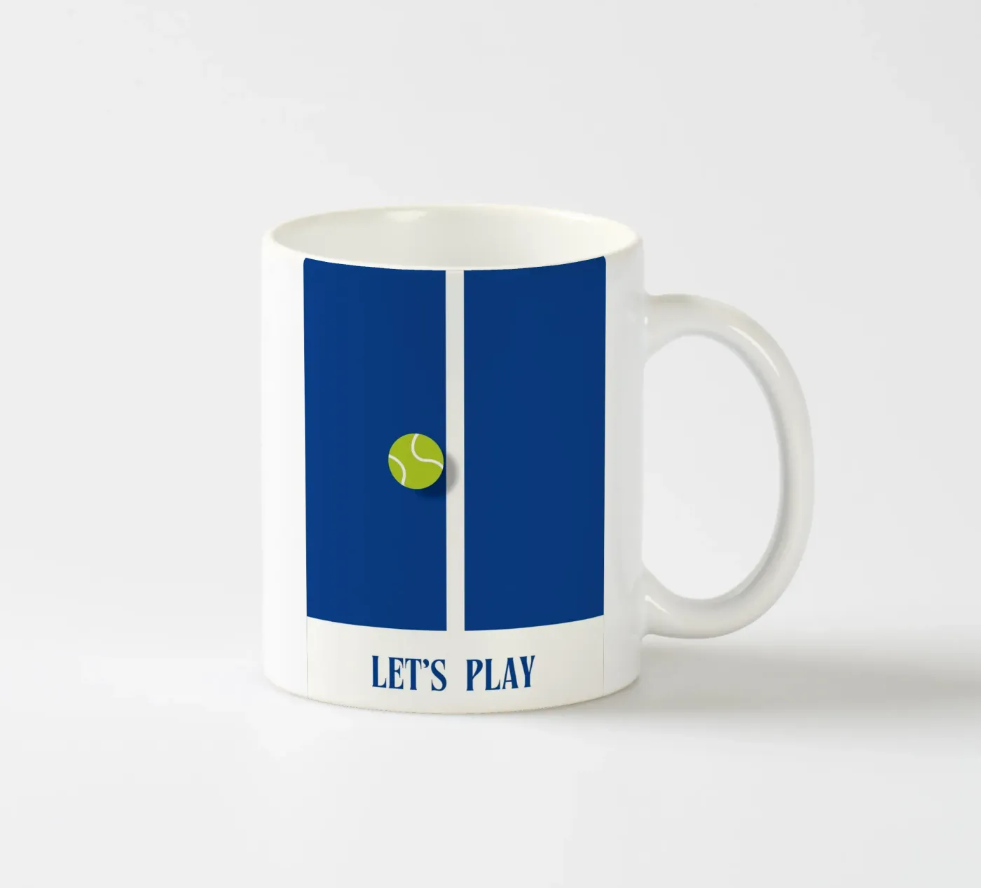 Let's Play ceramic mug by Diesdas Ananas Design