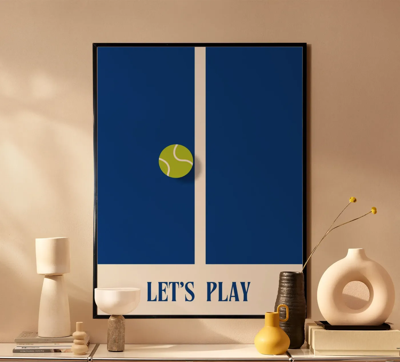Let's Play poster van Diesdas Ananas Design