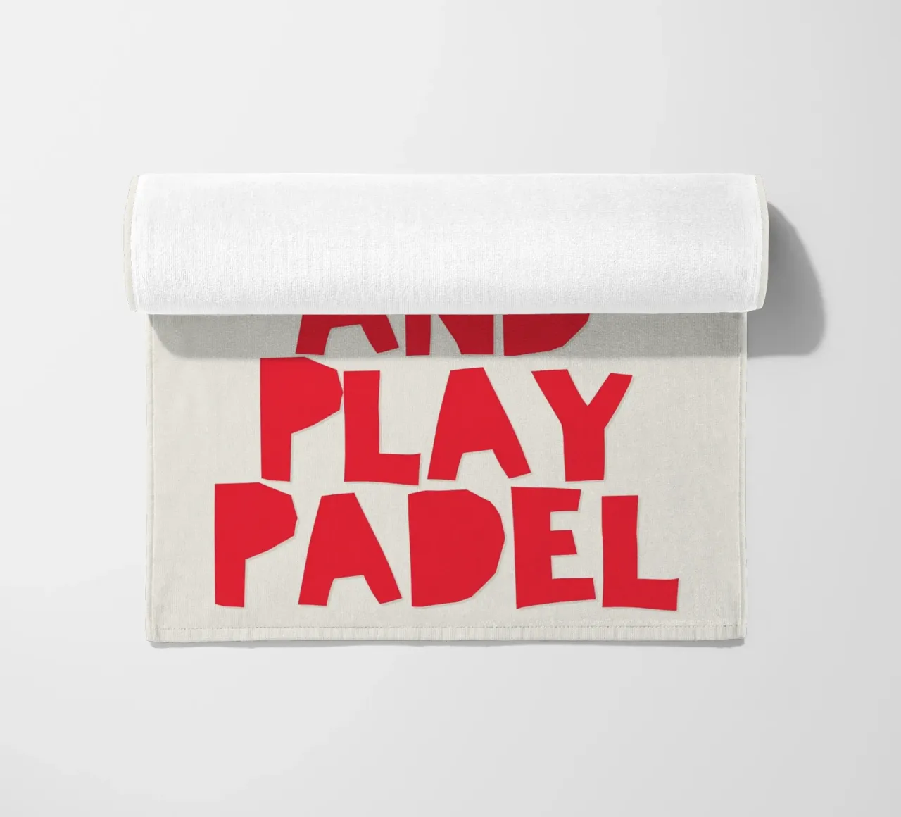 Keep calm and play Padel telo mare da Diesdas Ananas Design