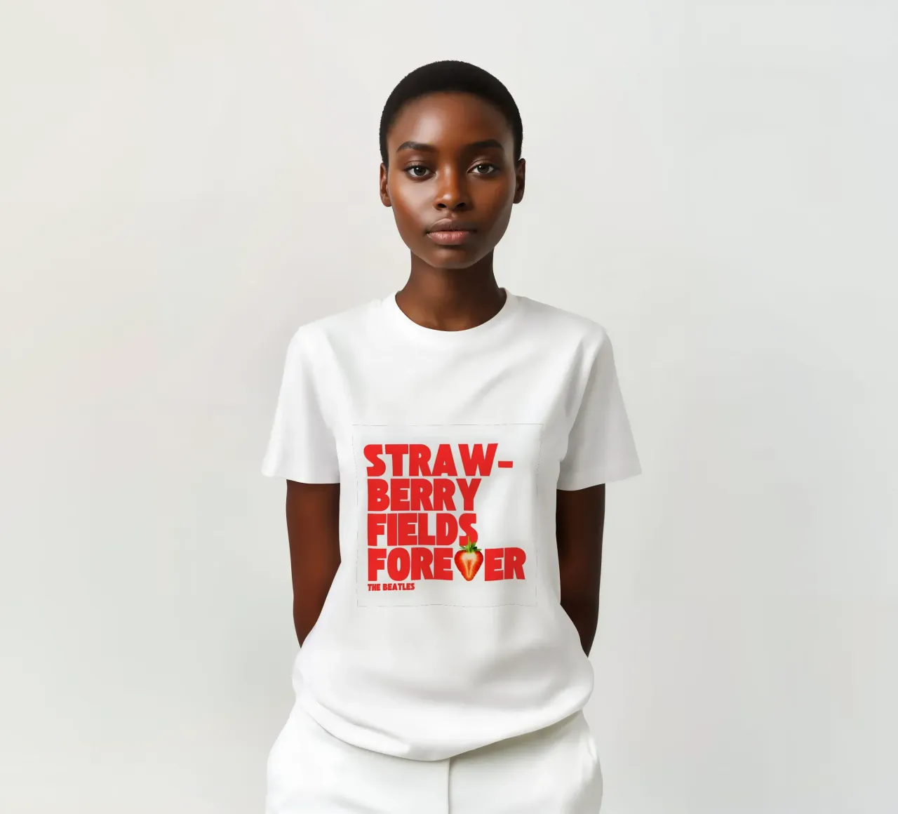 Strawberry Fields Forever t-shirt da Type & Tape