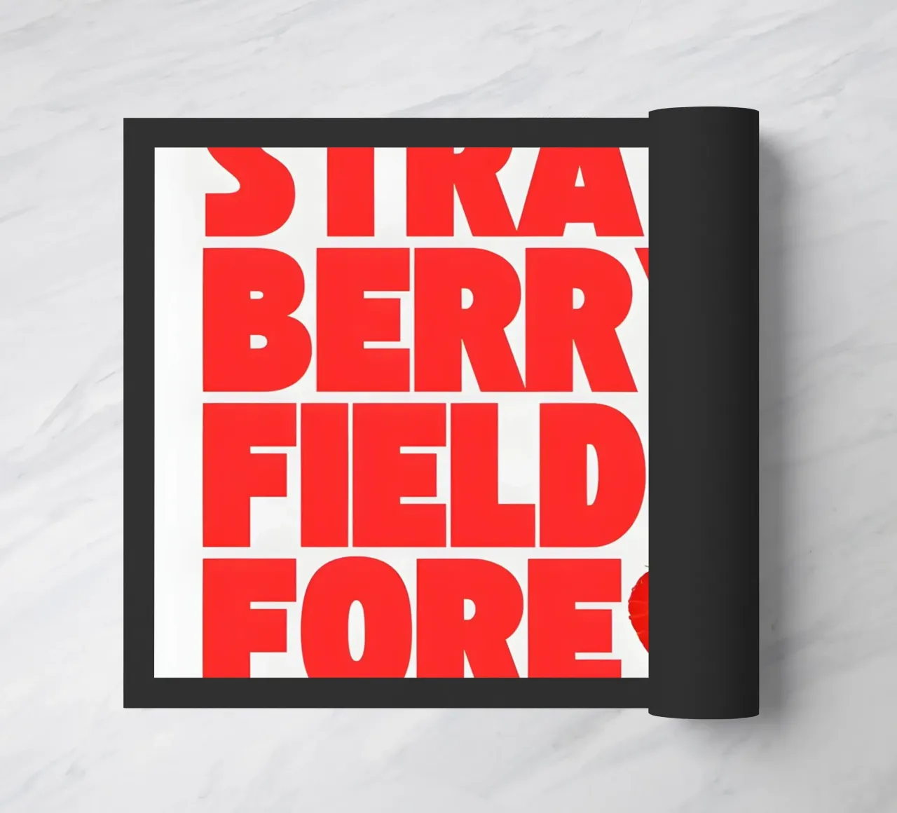 Strawberry Fields Forever zerbino da Type & Tape