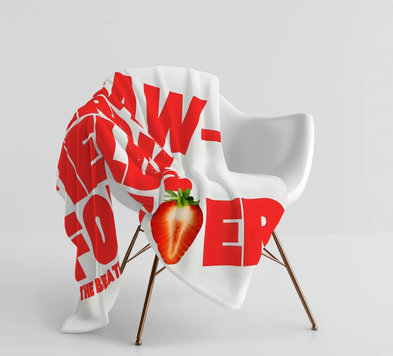 Strawberry Fields Forever coperta in pile da Type & Tape