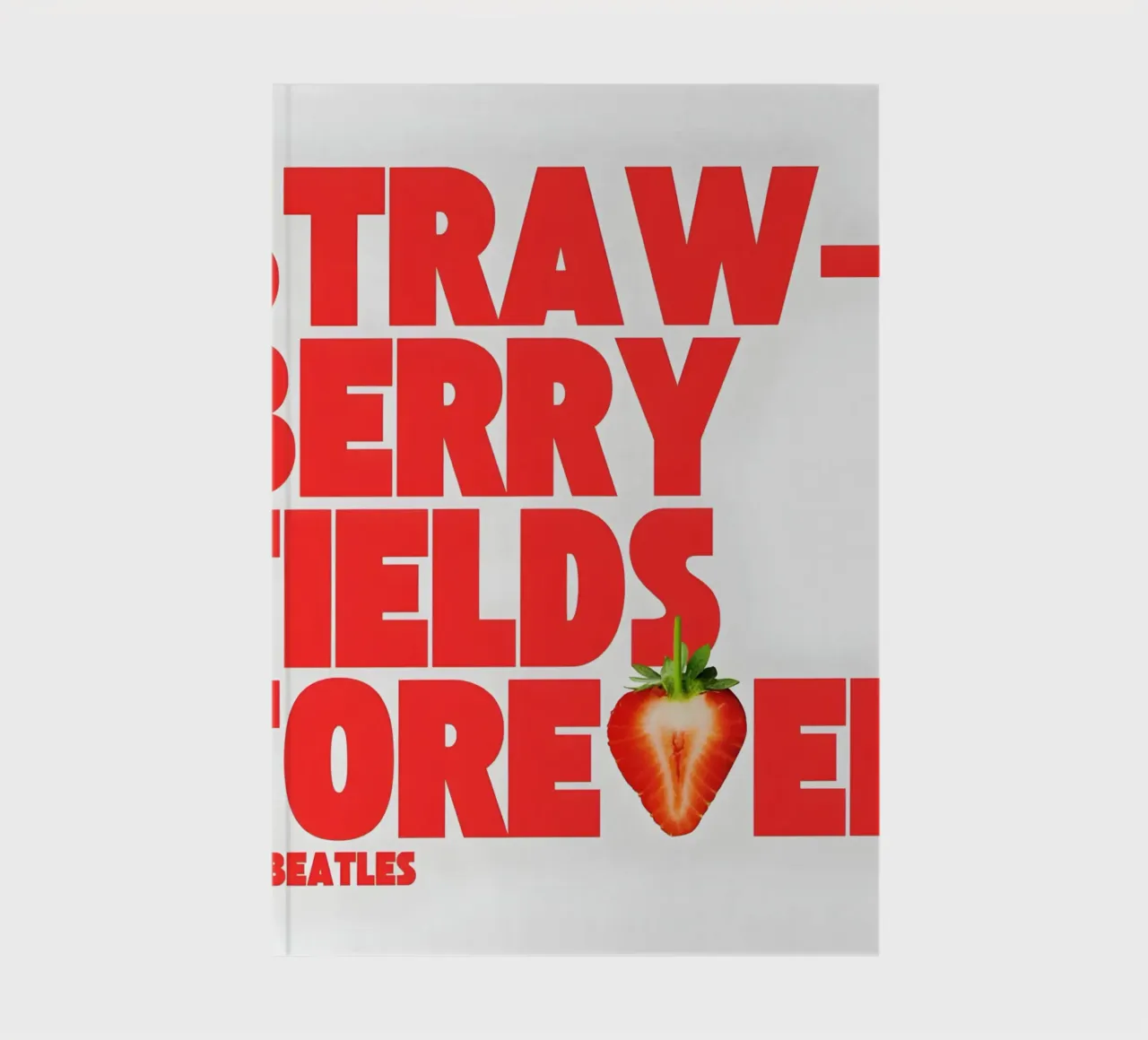Strawberry Fields Forever notebook by Type & Tape