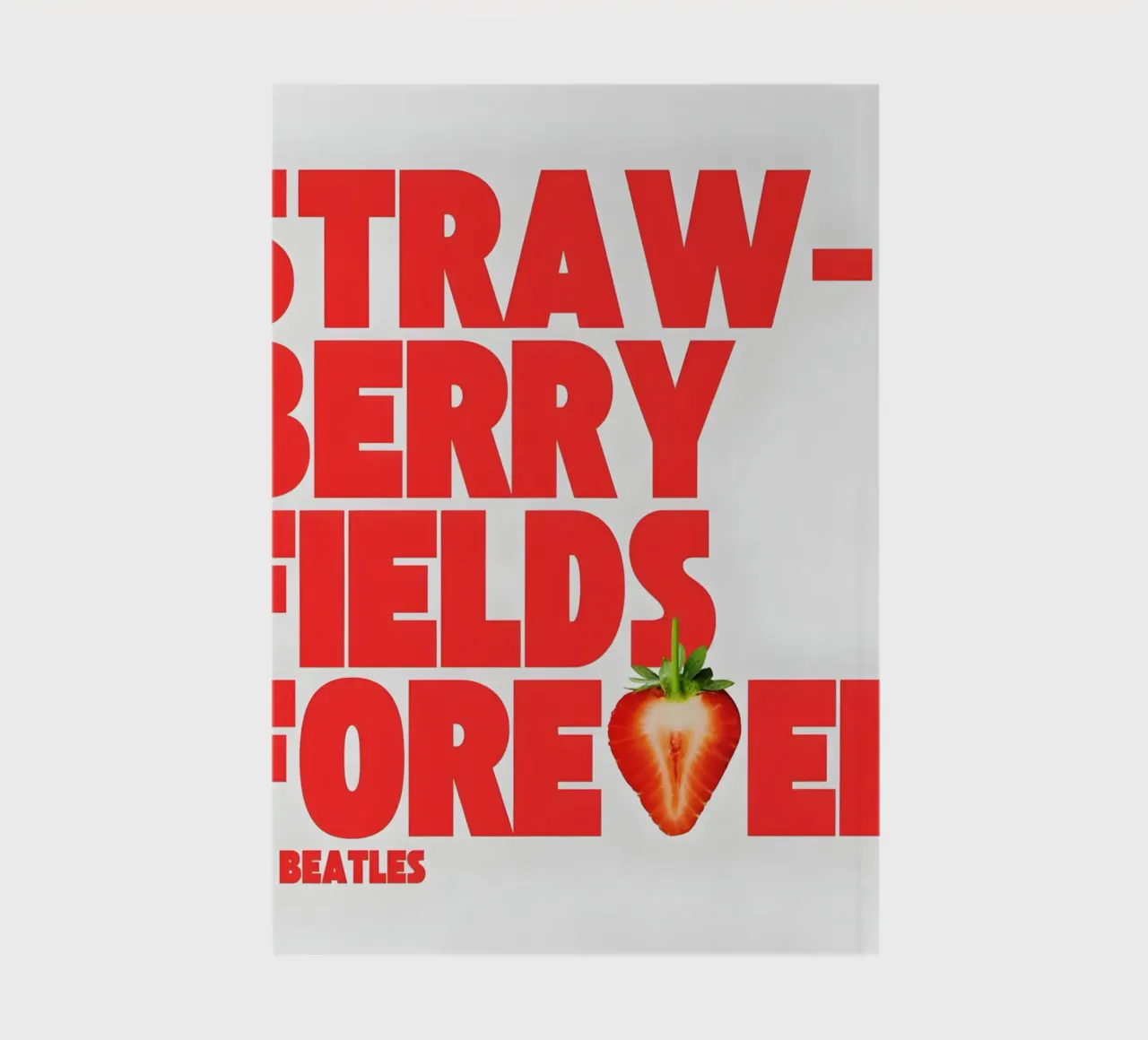 Strawberry Fields Forever notebook by Type & Tape