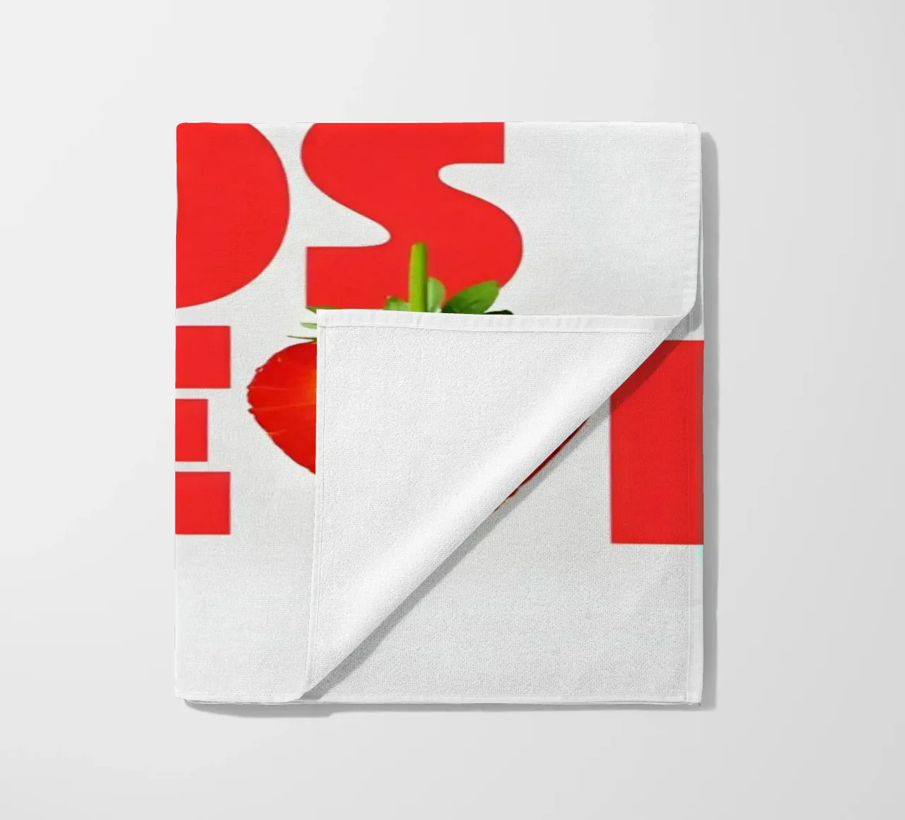 Strawberry Fields Forever telo mare da Type & Tape