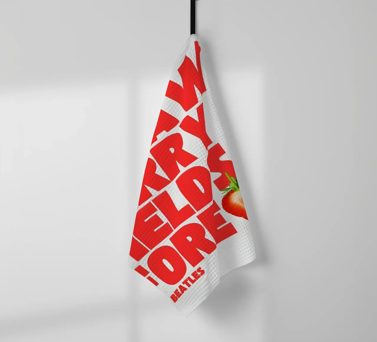 Strawberry Fields Forever canovaccio da cucina da Type & Tape