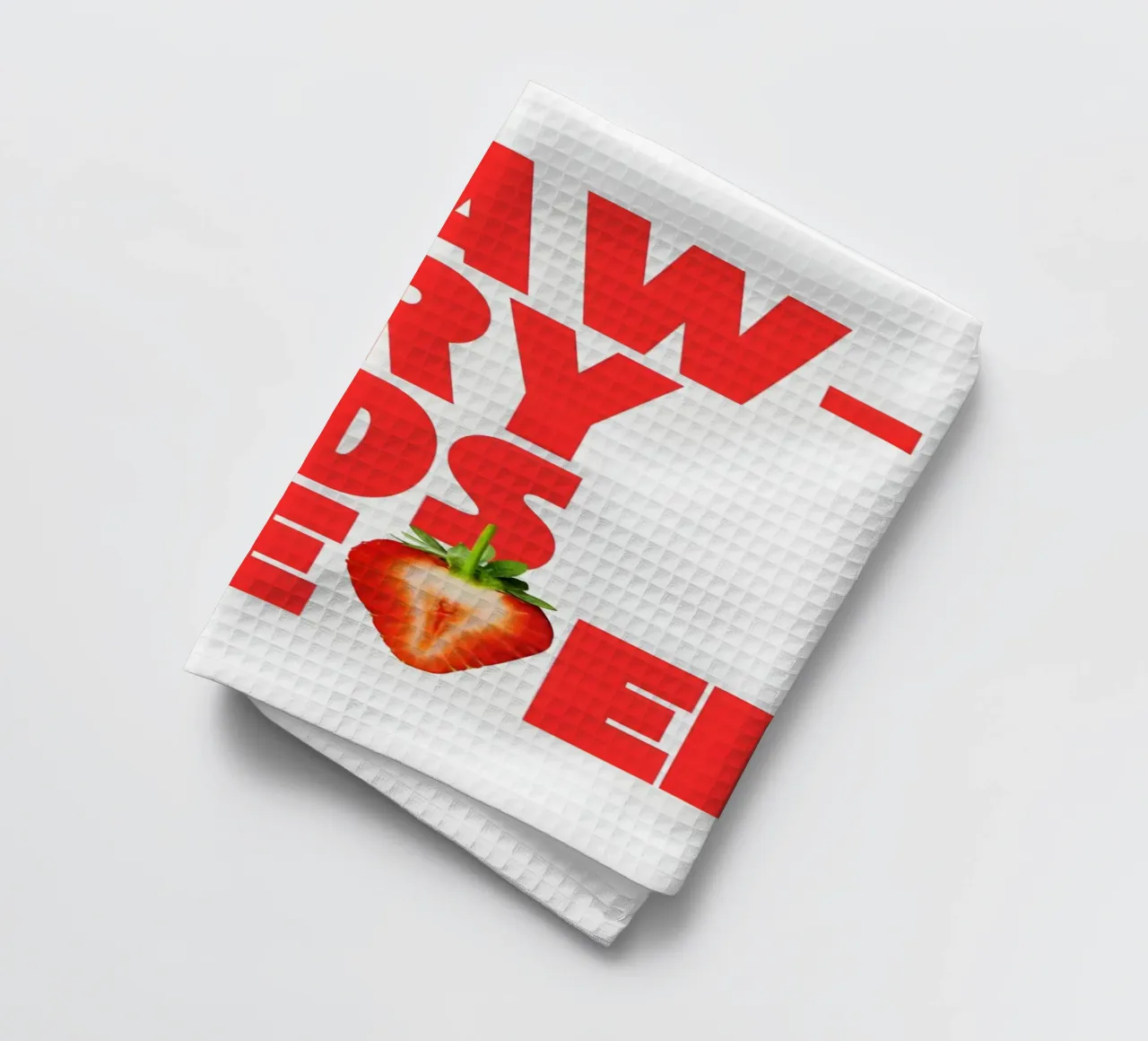 Strawberry Fields Forever canovaccio da cucina da Type & Tape