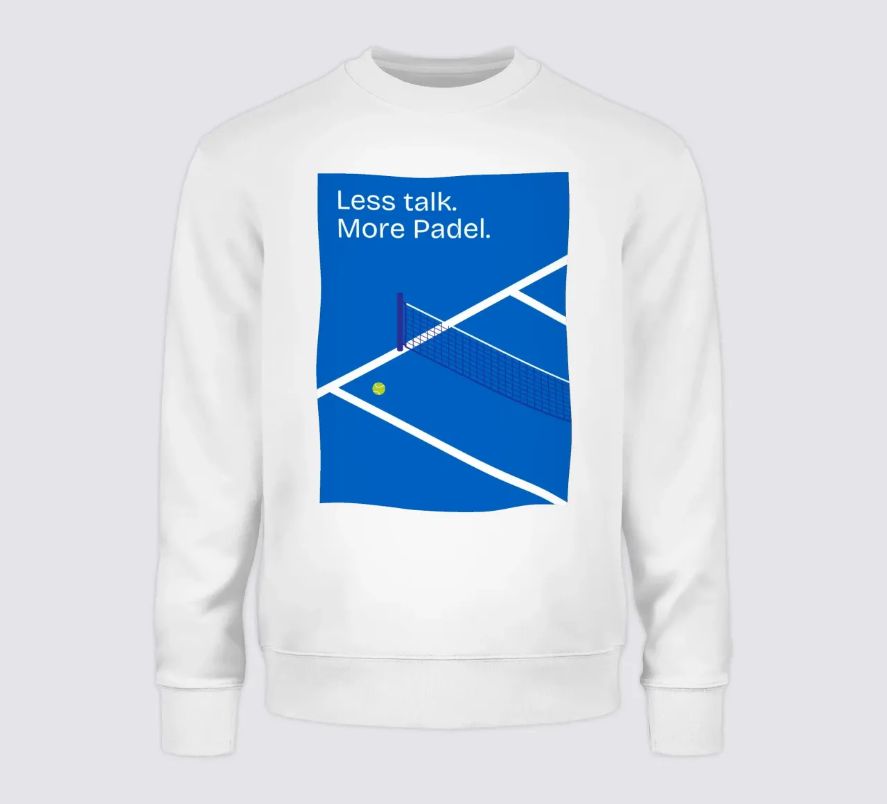 Less talk. More Padel. felpa da Diesdas Ananas Design