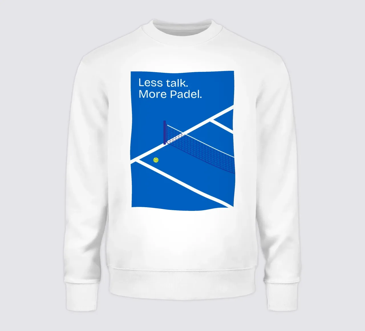Less talk. More Padel. felpa da Diesdas Ananas Design
