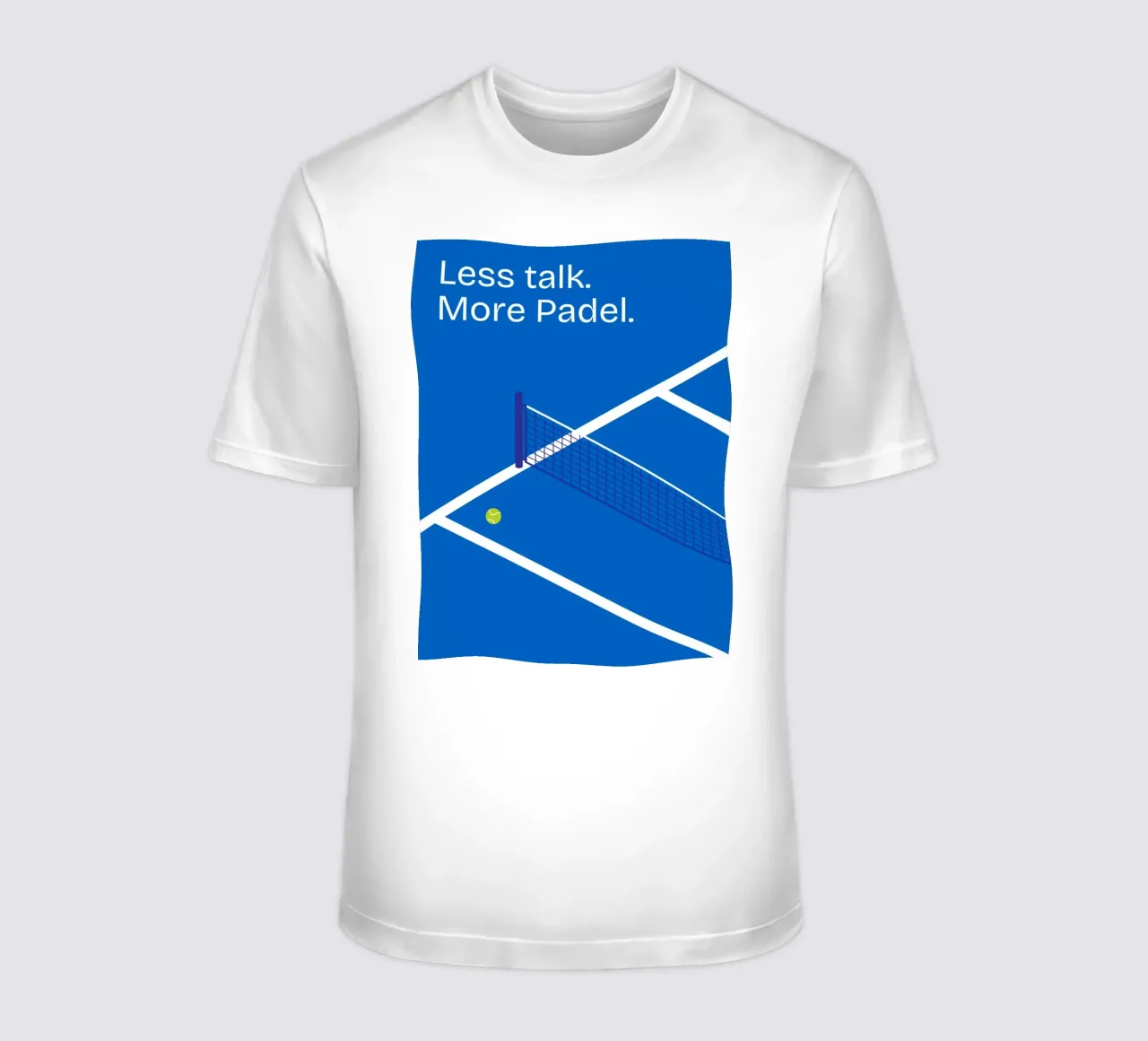 Less talk. More Padel. t-shirt da Diesdas Ananas Design