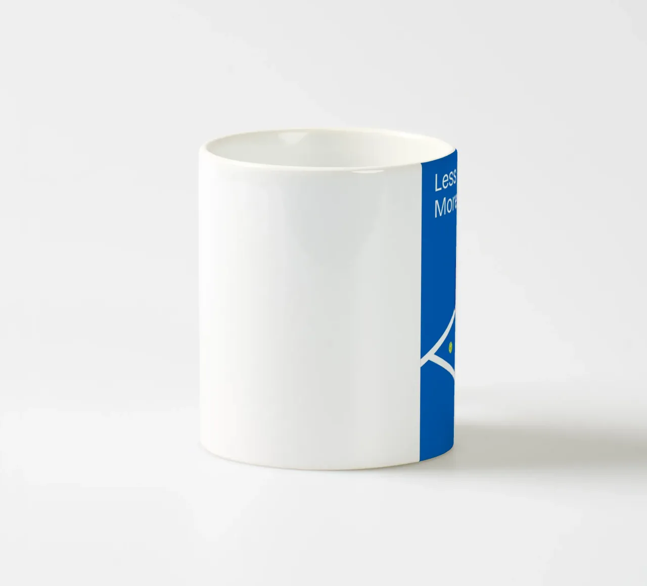 Less talk. More Padel. tazza in ceramica da Diesdas Ananas Design
