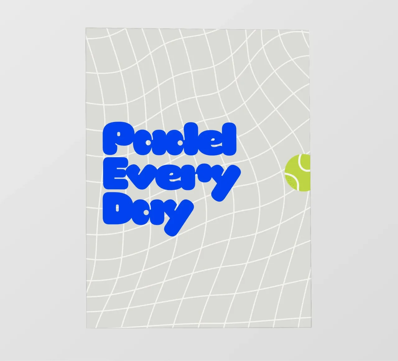 Padel Every Day pellicola backlit da Diesdas Ananas Design