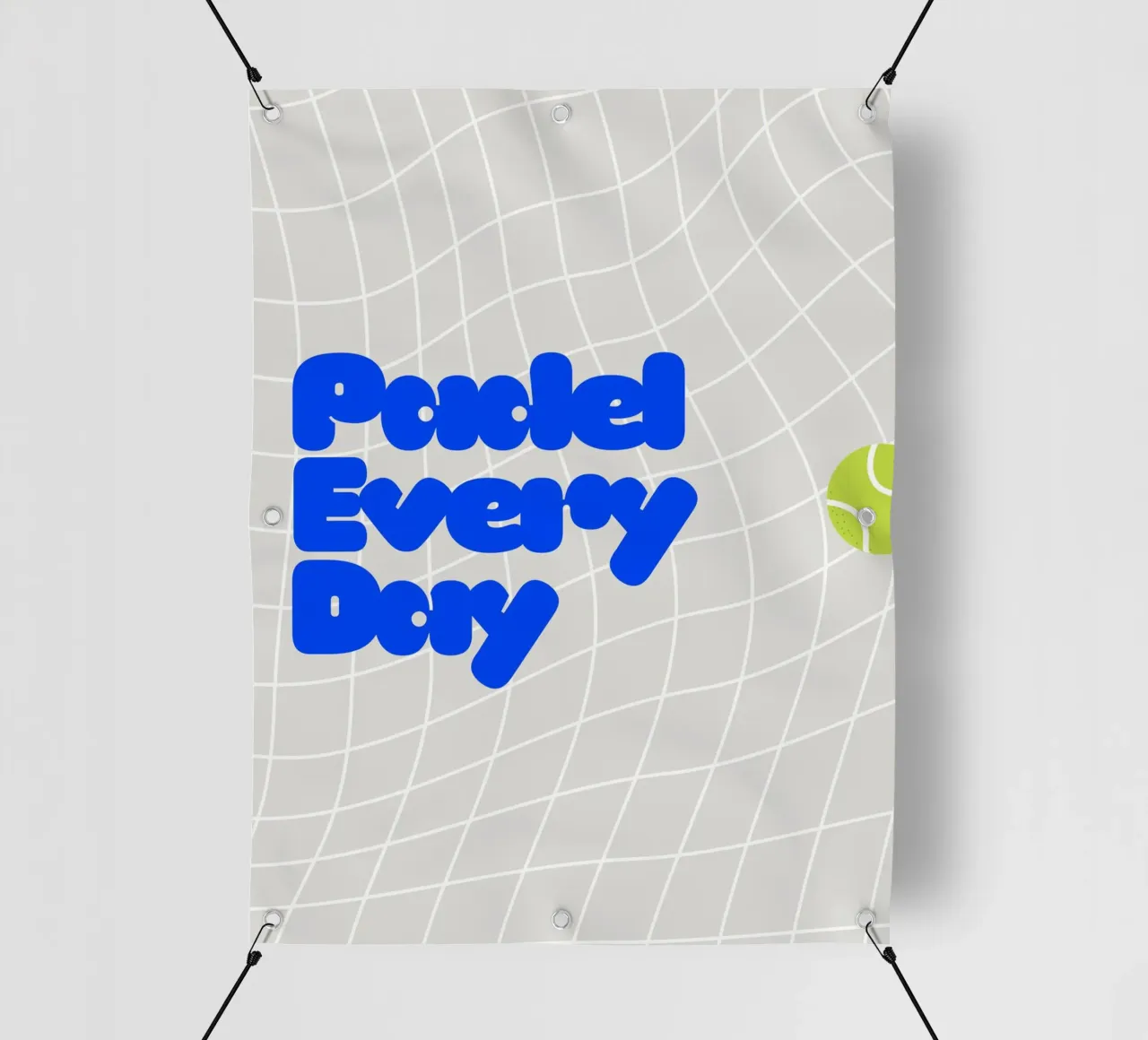 Padel Every Day telo in pvc da Diesdas Ananas Design