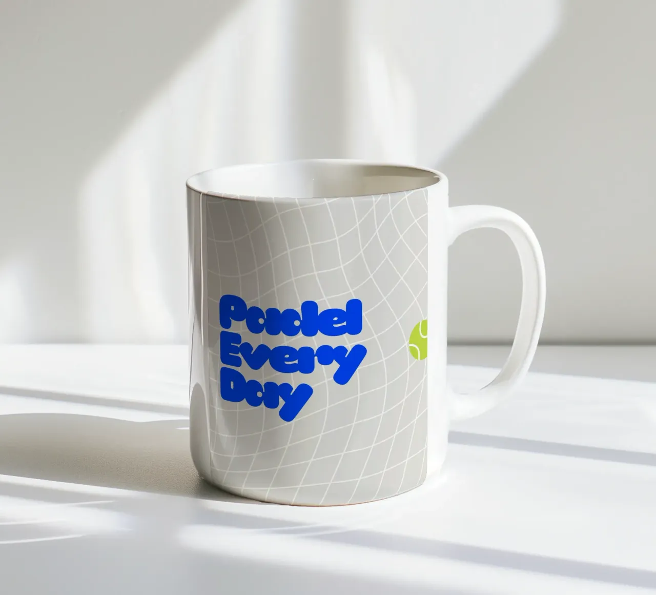 Padel Every Day tazza in ceramica da Diesdas Ananas Design