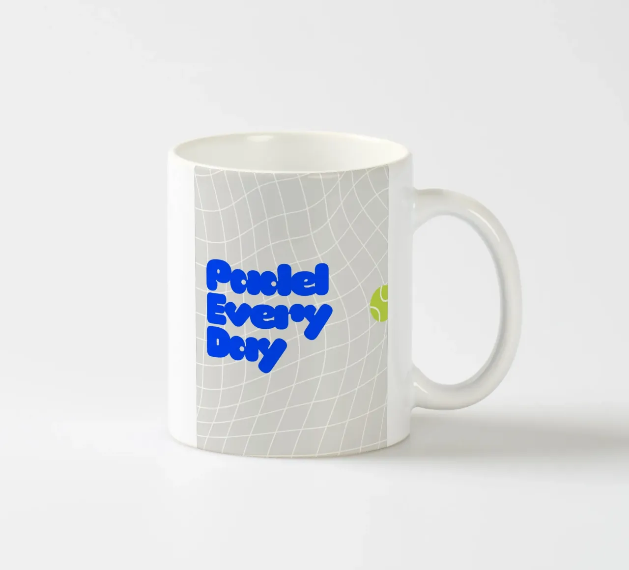 Padel Every Day tazza in ceramica da Diesdas Ananas Design