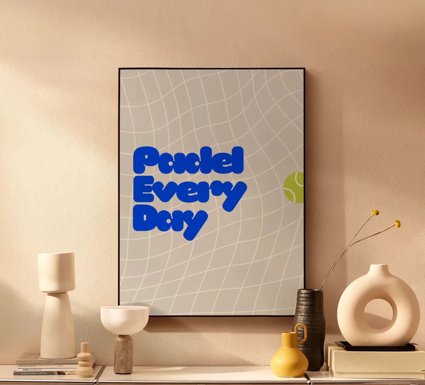 Padel Every Day acrylic glass by Diesdas Ananas Design