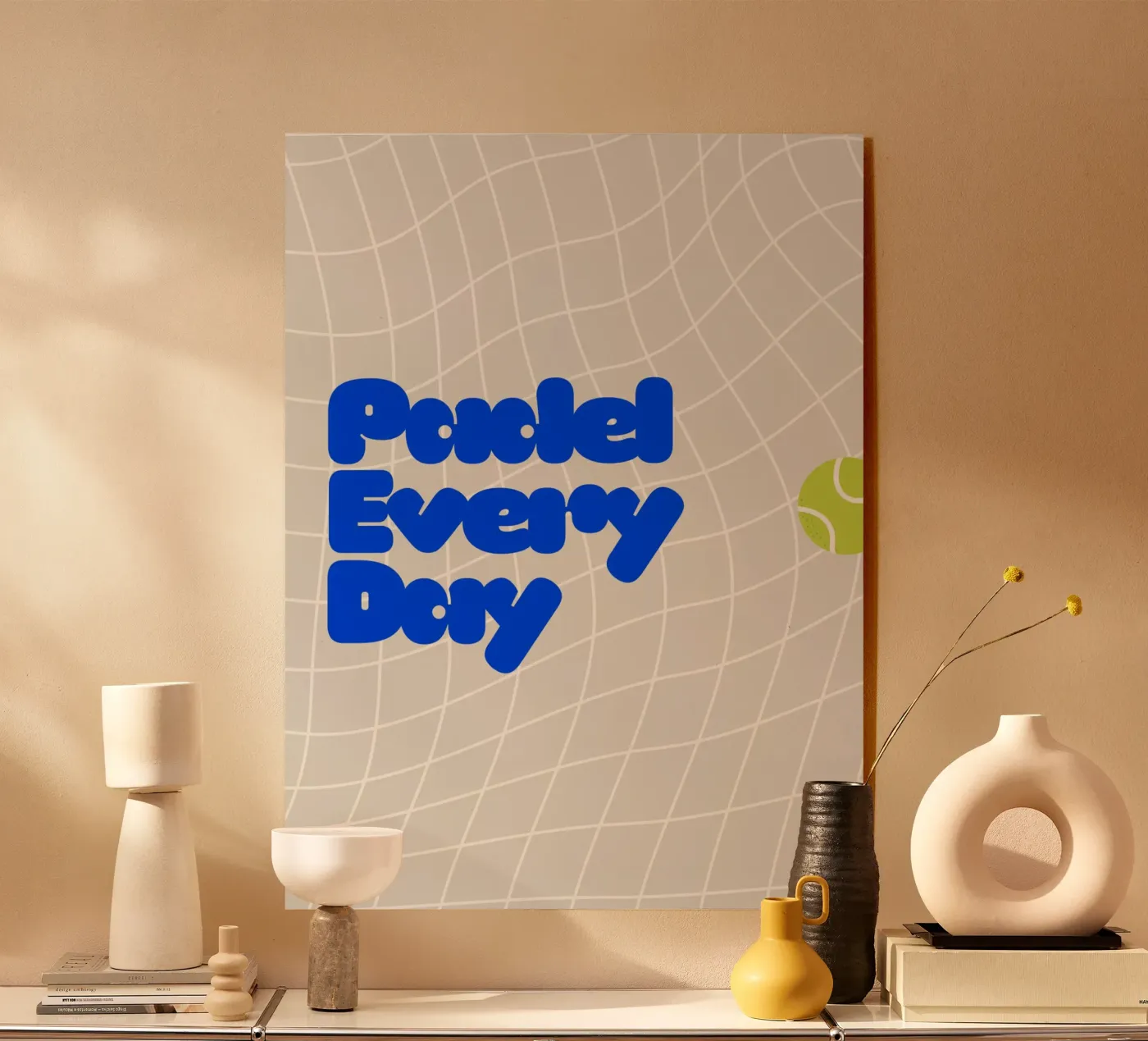 Padel Every Day acrylic glass by Diesdas Ananas Design