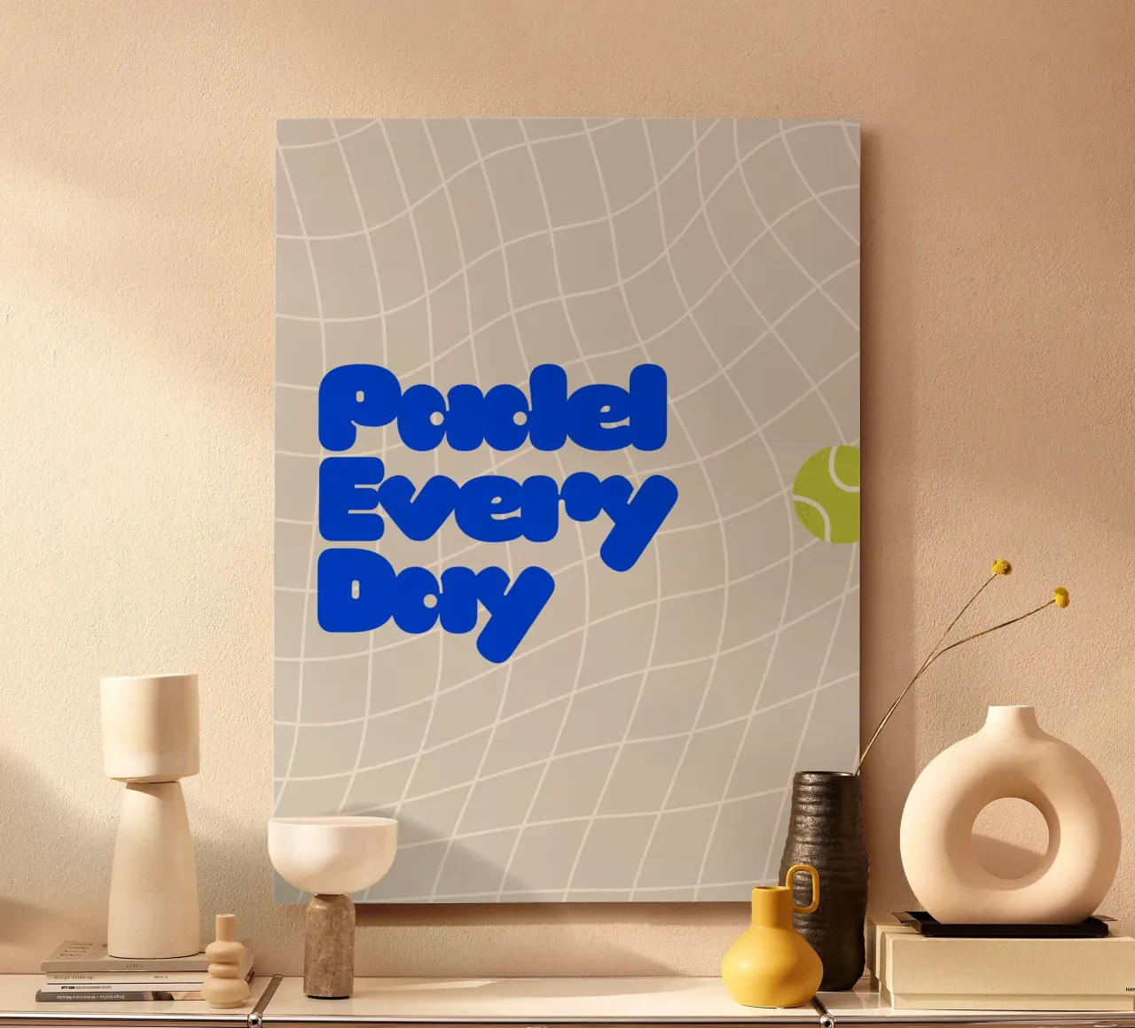 Padel Every Day alluminio dibond da Diesdas Ananas Design