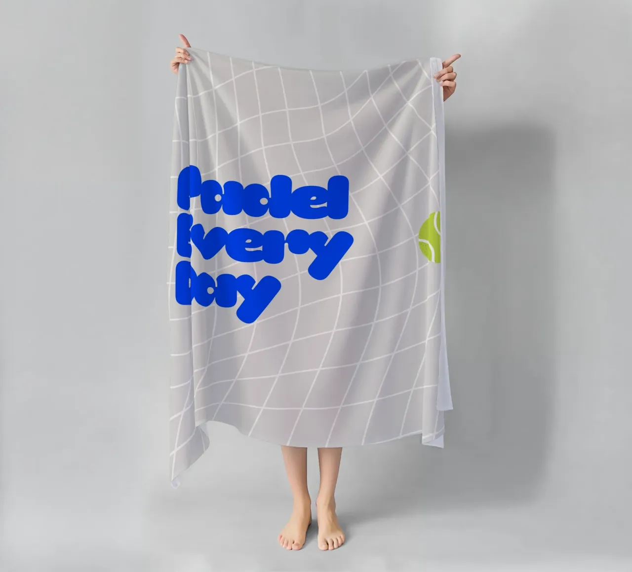 Padel Every Day telo mare da Diesdas Ananas Design