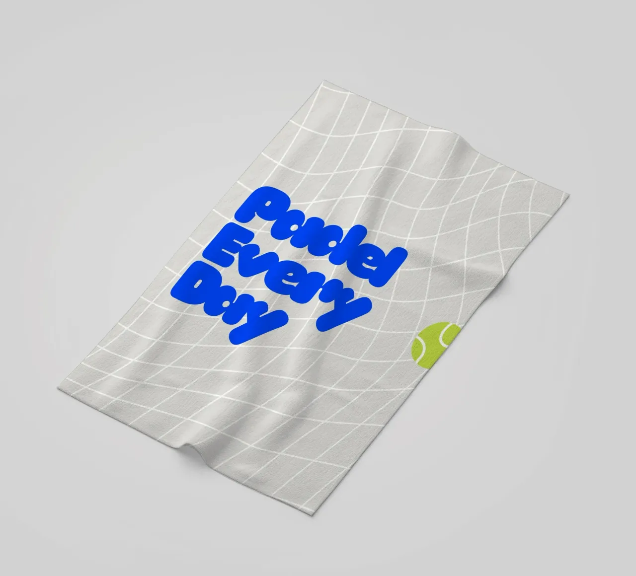Padel Every Day telo mare da Diesdas Ananas Design