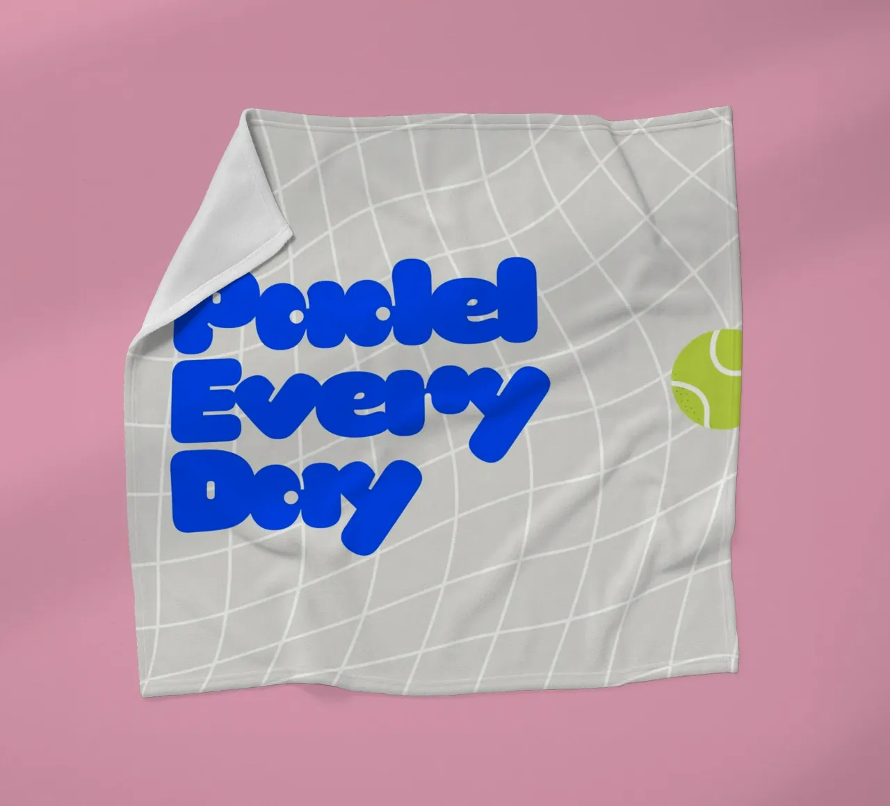 Padel Every Day coperta in pile da Diesdas Ananas Design