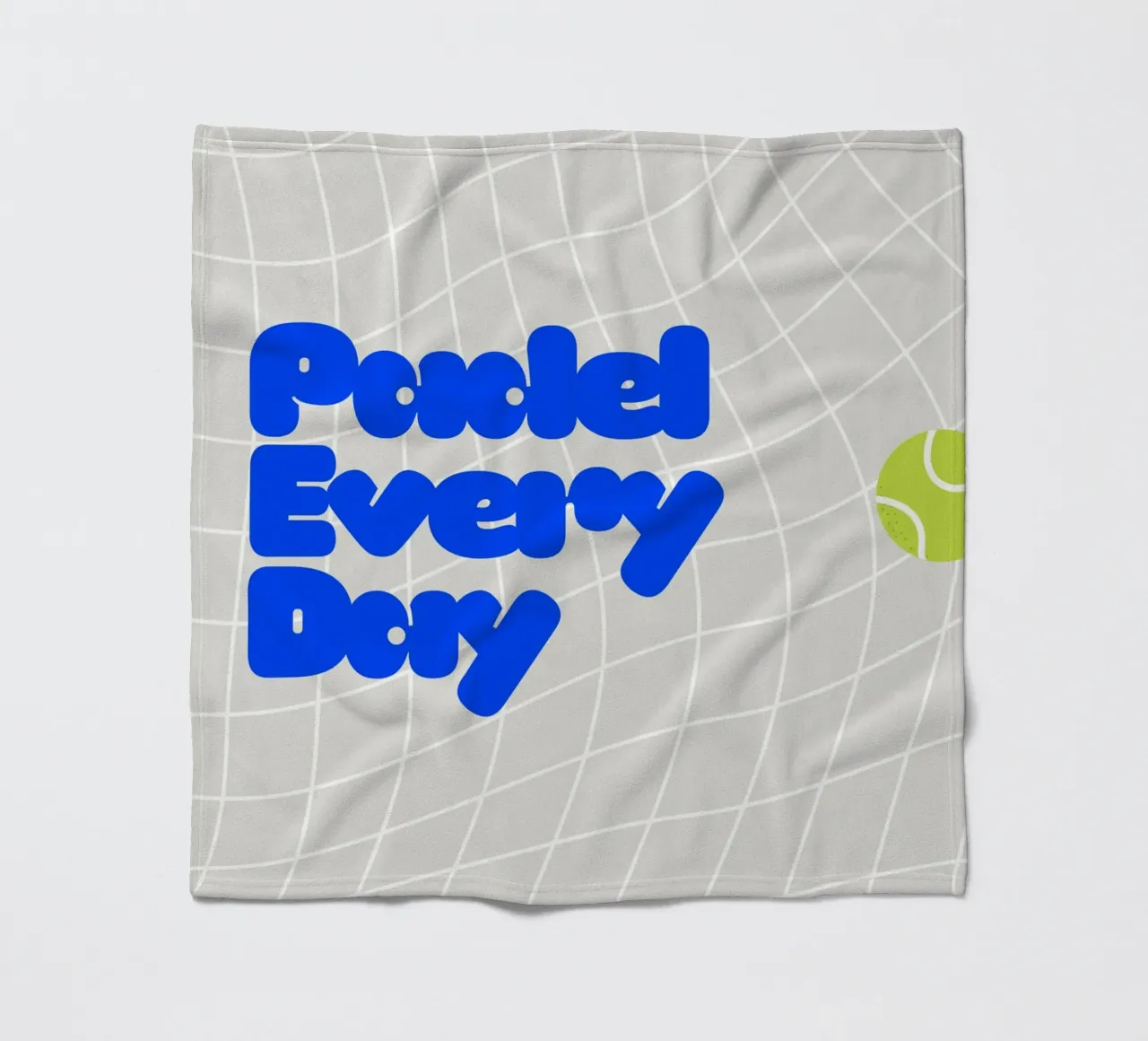 Padel Every Day coperta in pile da Diesdas Ananas Design
