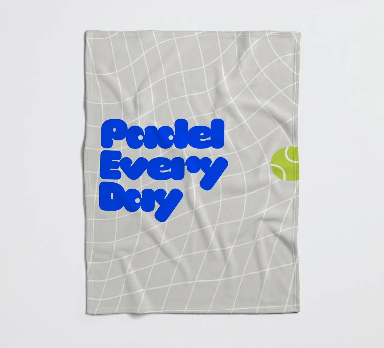 Padel Every Day coperta in pile da Diesdas Ananas Design